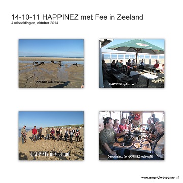 HAPPINEZ in Zeeland met 6 van de 8 Happy kids van Fee. 